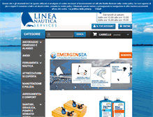 Tablet Screenshot of lineanauticaservices.com